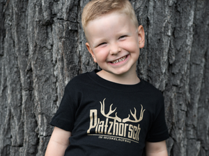 Kids Shirt „Platzhörsch im Muskelaufbau“